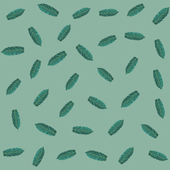 Tropical leaves background