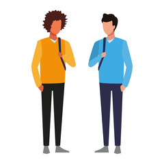 Young friends meeting 