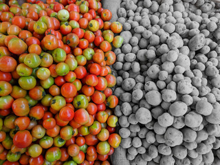 Naklejka na ściany i meble berries in the market