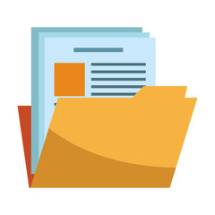 Folder with document symbol
