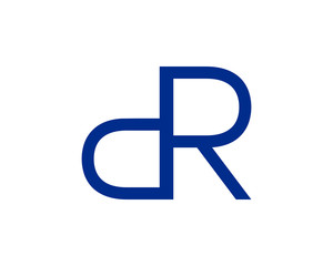 Initial Letter DR Logo Template