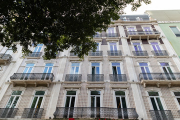 Obraz premium Architecture and streets of Lisbon, Portugal in November