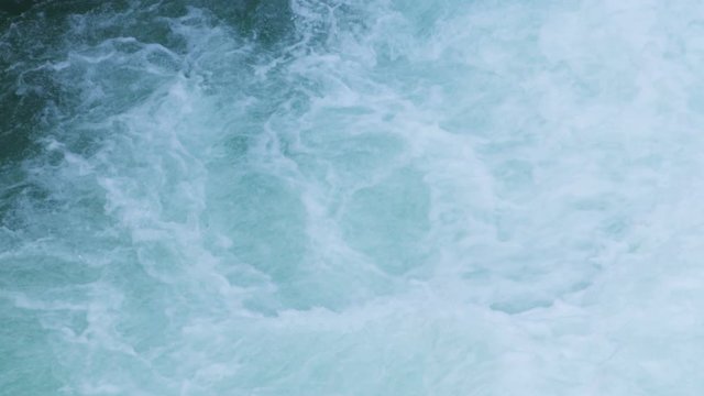 Fast flowing powerful white water Squamish Valley Canada
