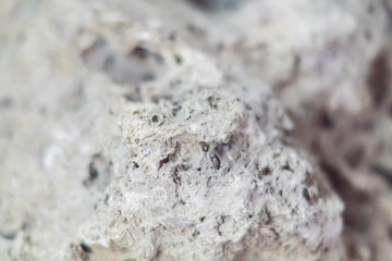 close up of gray stone texture with holes. Natural background