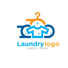 fast laundry logo designs