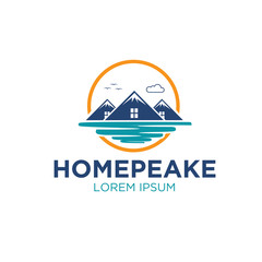 peak real estate logo designs