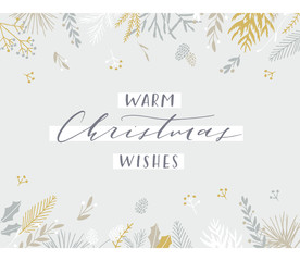 Christmas greeting card.