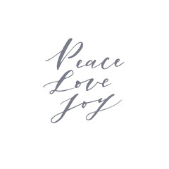 Christmas lettering quote.