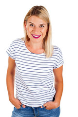 Obraz premium Beautiful young woman portrait