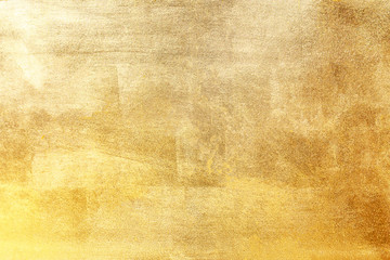 Gold abstract background or texture and gradients shadow