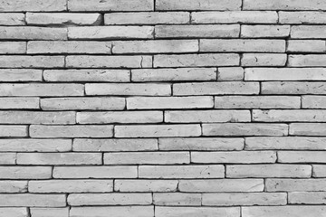 Gray brick wall as a background or texture