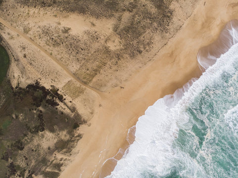 Vue drone La Pointe Capbreton