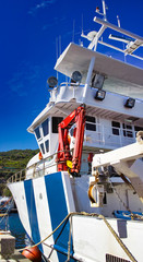 big fishing boat for catching Anchovies