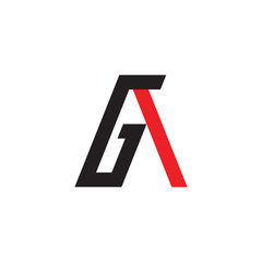 GA logo letter design