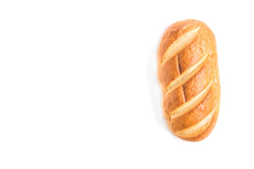 Loaf isolated on white background.