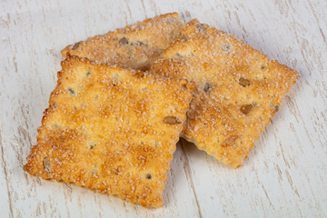 Tasty cracker cookies