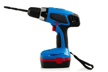 cordless drill screwdriver with drill bit