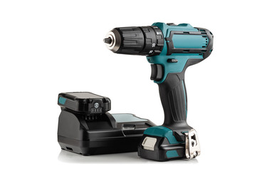 cordless drill, screwdriver and battery charger