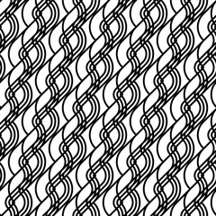 Design seamless monochrome waving pattern