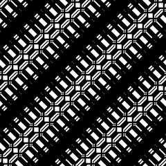 Design seamless monochrome geometric pattern
