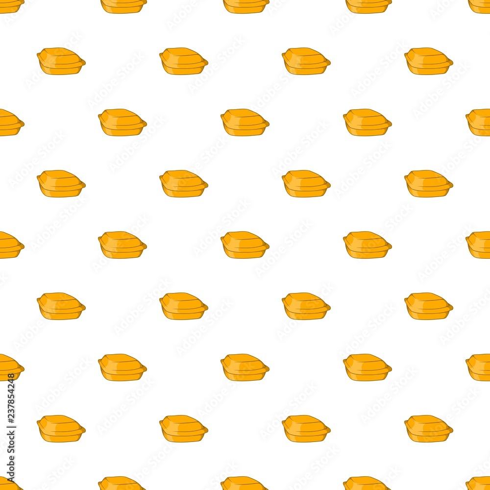 Aufkleber food container pattern. cartoon illustration of food container vector pattern for web