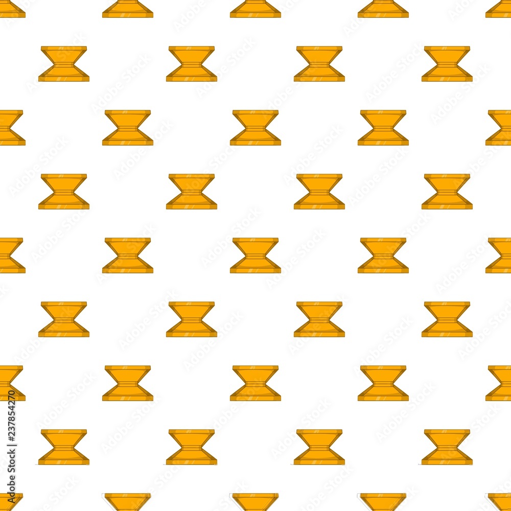 Poster box for pizza pattern. cartoon illustration of box for pizza vector pattern for web