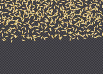 Golden Paper Confetti Decoration