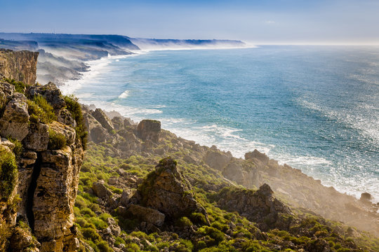 Cliffs on the Atlantic coast, Morocco