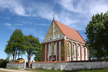 Fototapeta na wymiar Old church in Lithuania
