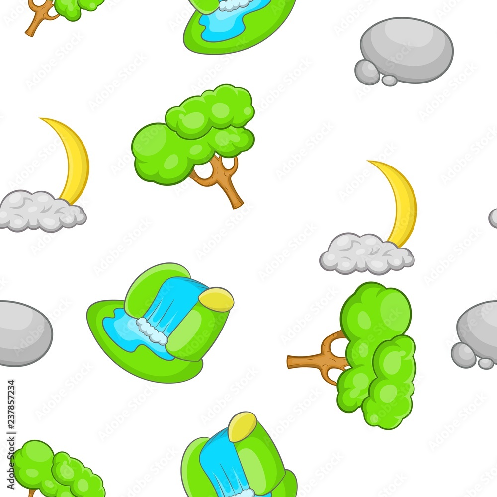 Poster environment pattern. cartoon illustration of environment vector pattern for web