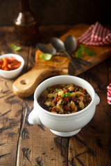 Homemade bean soup