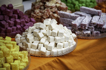 Turkish delights in a market