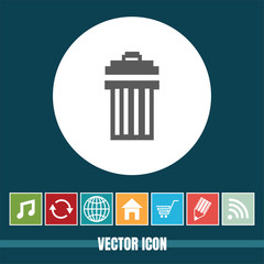 Very Useful Vector Icon Of Recycle bin, Dustbin, Trash Can & Delete with Bonus Icons. Very Useful For Mobile App, Software & Web.
