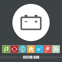 Very Useful Vector Icon Of Battery with Bonus Icons. Very Useful For Mobile App, Software & Web.