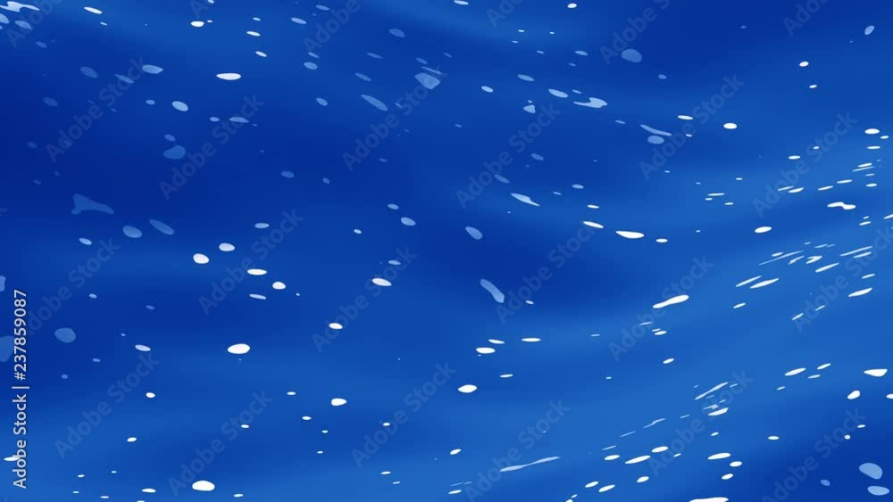 Aufkleber abstract 3d rendering of seamless looped smooth surface animation with waves. modern background desi