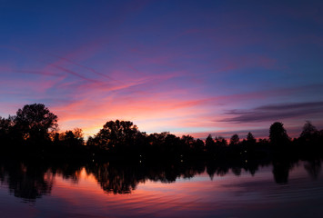 Sunset in Ebersdorf