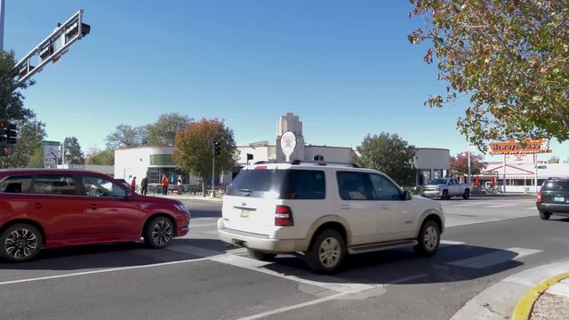 4K Footage of the Nob Hill area of Albuquerque New Mexico