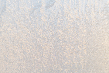 background ice, frozen window covered with frost, abstract silver texture, winter, cold