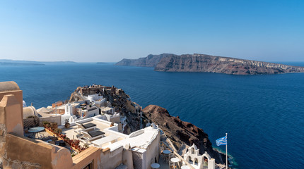 Obraz premium Oia - Santorini Cyclades Island - Aegean sea - Greece