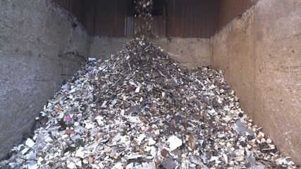 recycled scrap metal in stock - Powered by Adobe