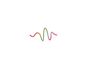 Sound waves vector illustration