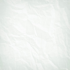 Texture of crumpled white paper, blank, white vintage background, retro, rough, blue, design