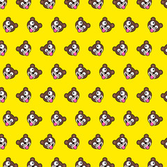 Bear - emoji pattern 62