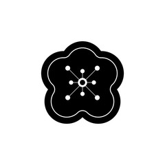 New year, China, flower, plum blossom icon can be used for web, logo, mobile app, UI, UX
