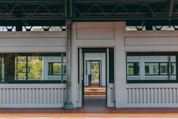 Modern railway station