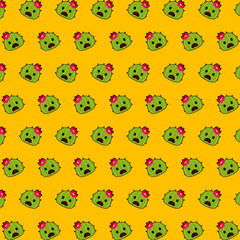 Cactus - emoji pattern 56