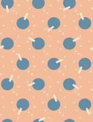 blue circle pattern 