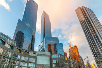 Fototapeta premium New york skyscrapers in Manhattan