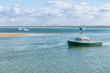Fishing Shoots in Port Cape Code, USA