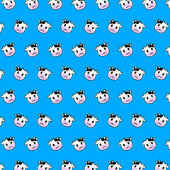 Cow - emoji pattern 49